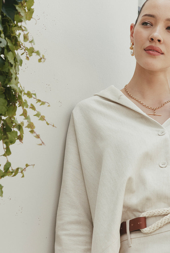 Summer Story Woven In Linen