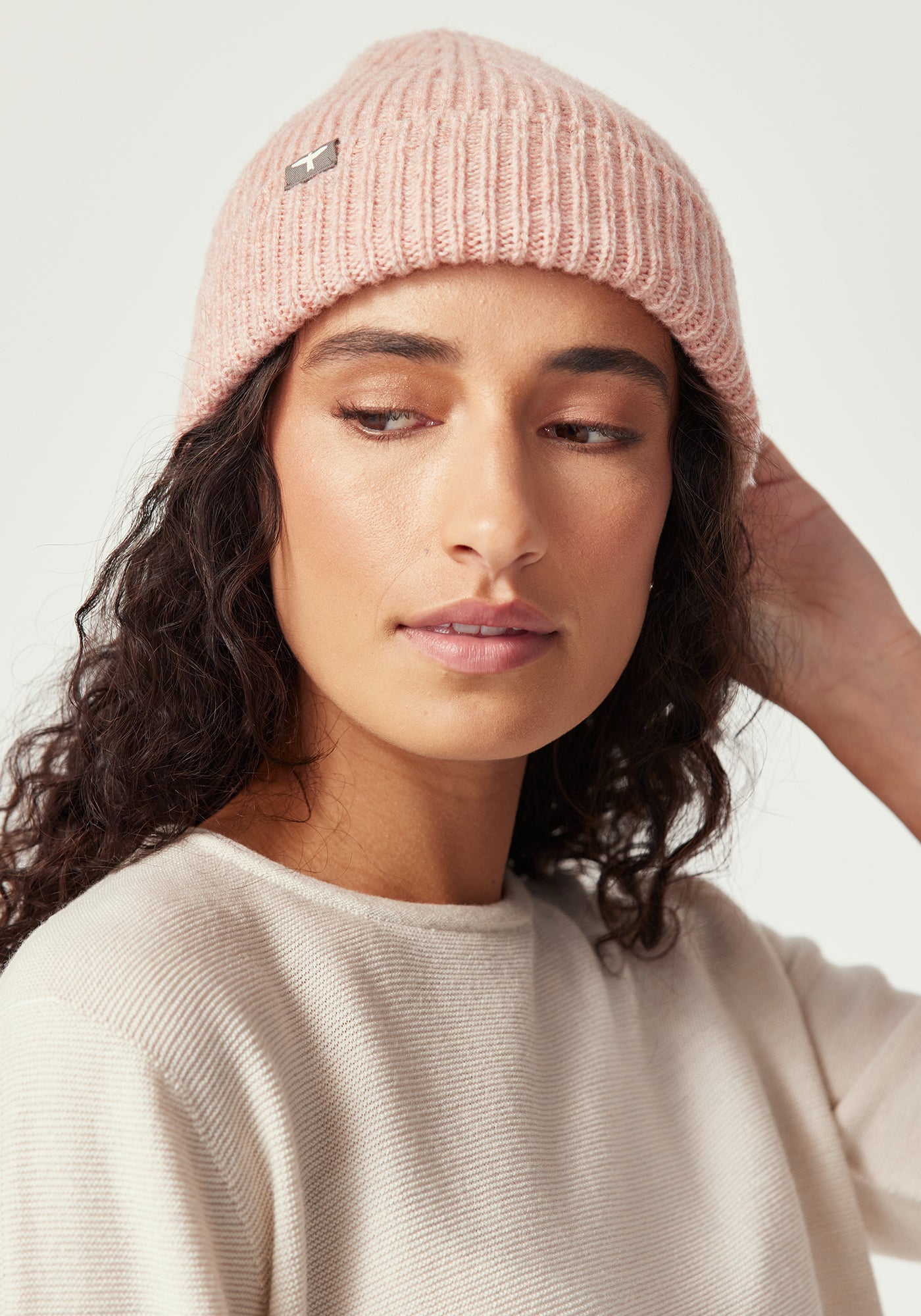 Rubbish Beanie - Pink Jumble | Woman