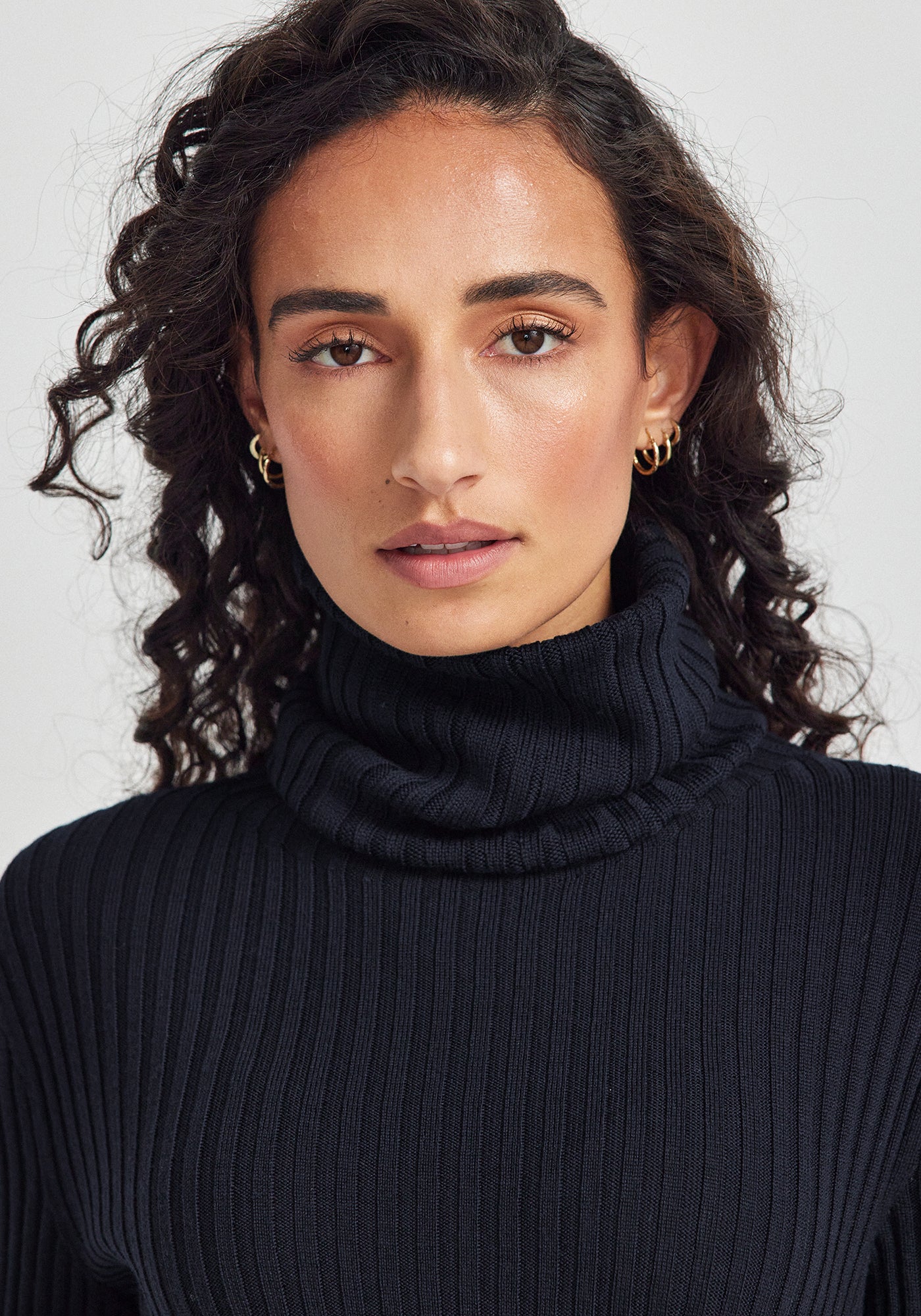 Rib Merino Snood - Deep Blue | 100% ZQRX™ Merino | Ribbed Knit