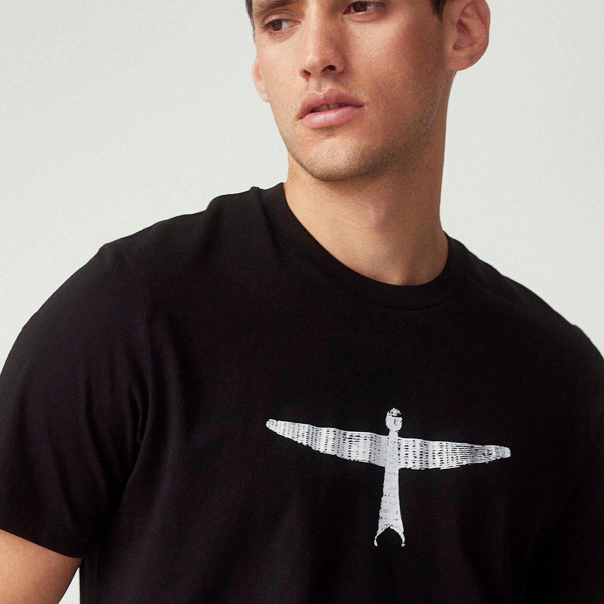 Mens Project U Tee - Black/White – Untouched World