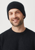 Rib Beanie - Jet/Black | Man