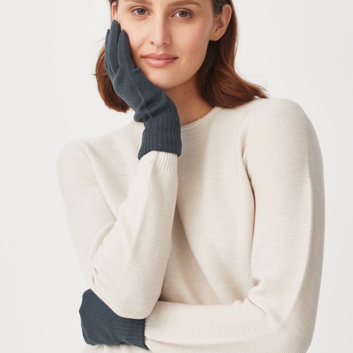 Merino Gloves - Schist