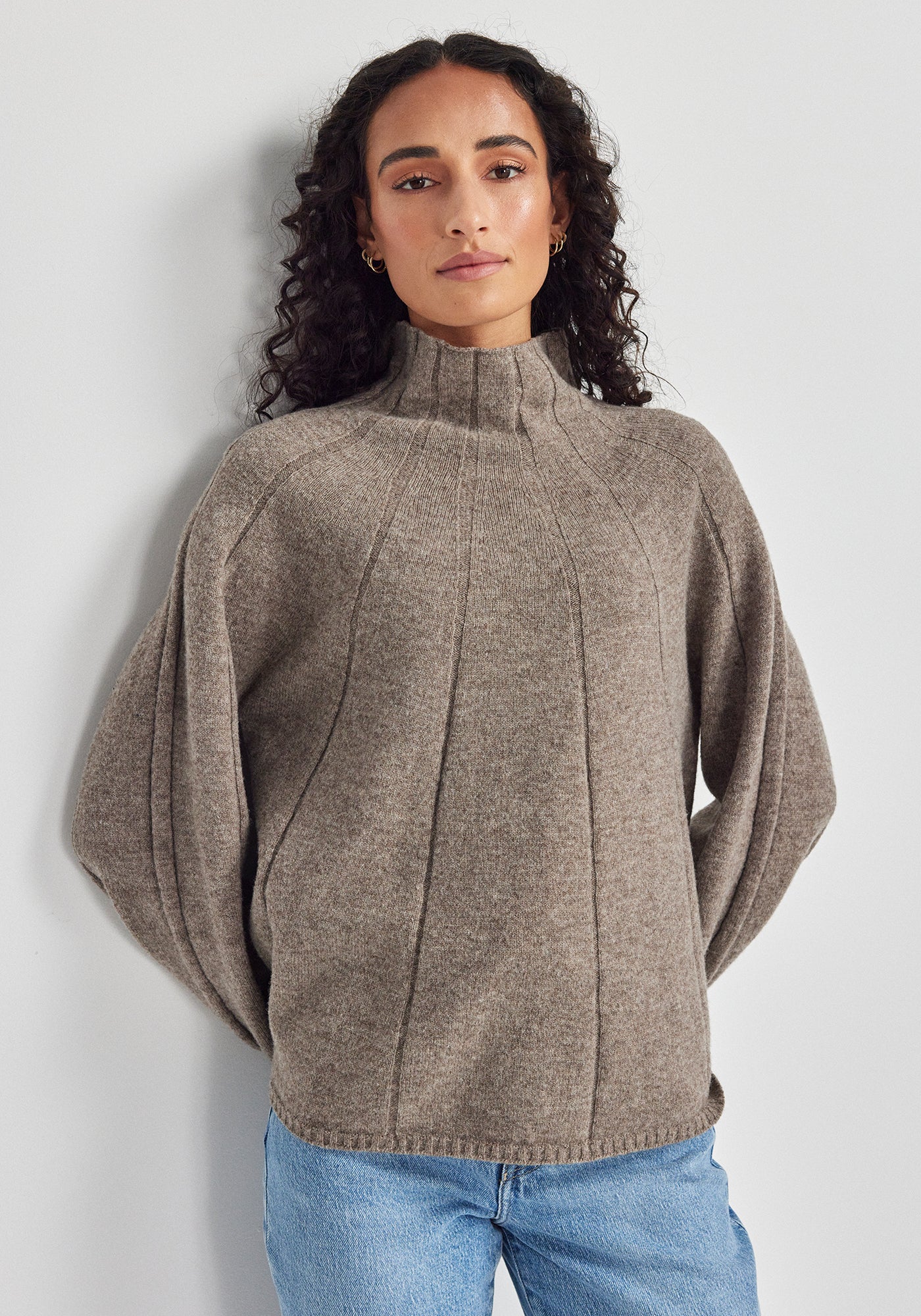 Lana Sweater - Totara | 100% Raw Undyed Merino | Heavyweight