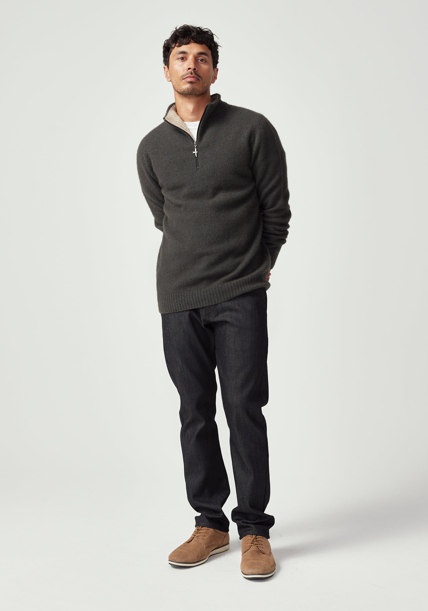 Estuary Half Zip | The 'Presidential' Choice in Ecopossum™ Blend