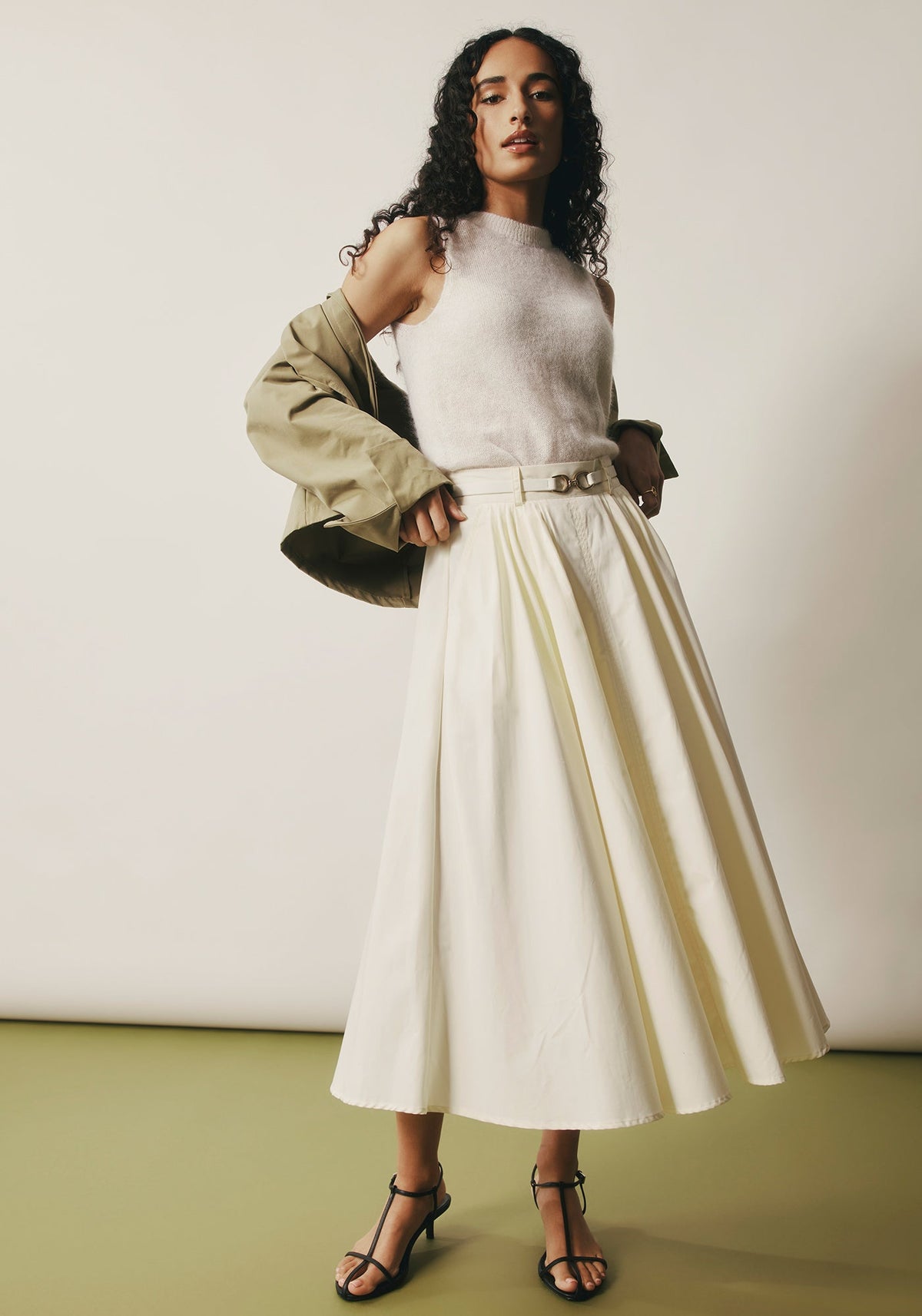 Gianna Skirt Plain Linen