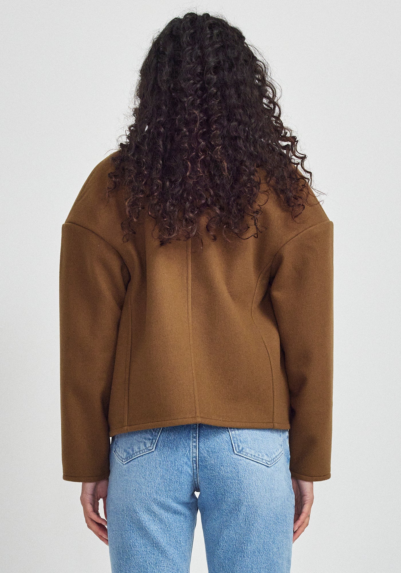 Ivy Jacket - Truffle | 100% Wool | Boxy Fit Layer | Made in New Ivy Jacket - Truffle | 100% Wool | Boxy Fit Layer | Made in New