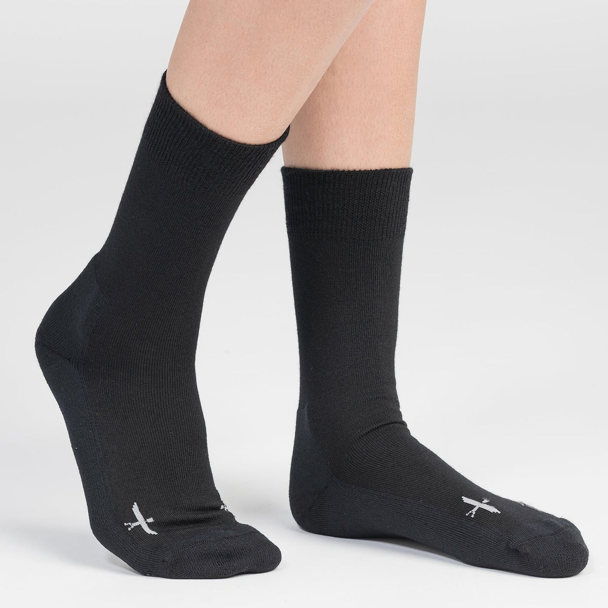 Cushion Sole Socks - Black