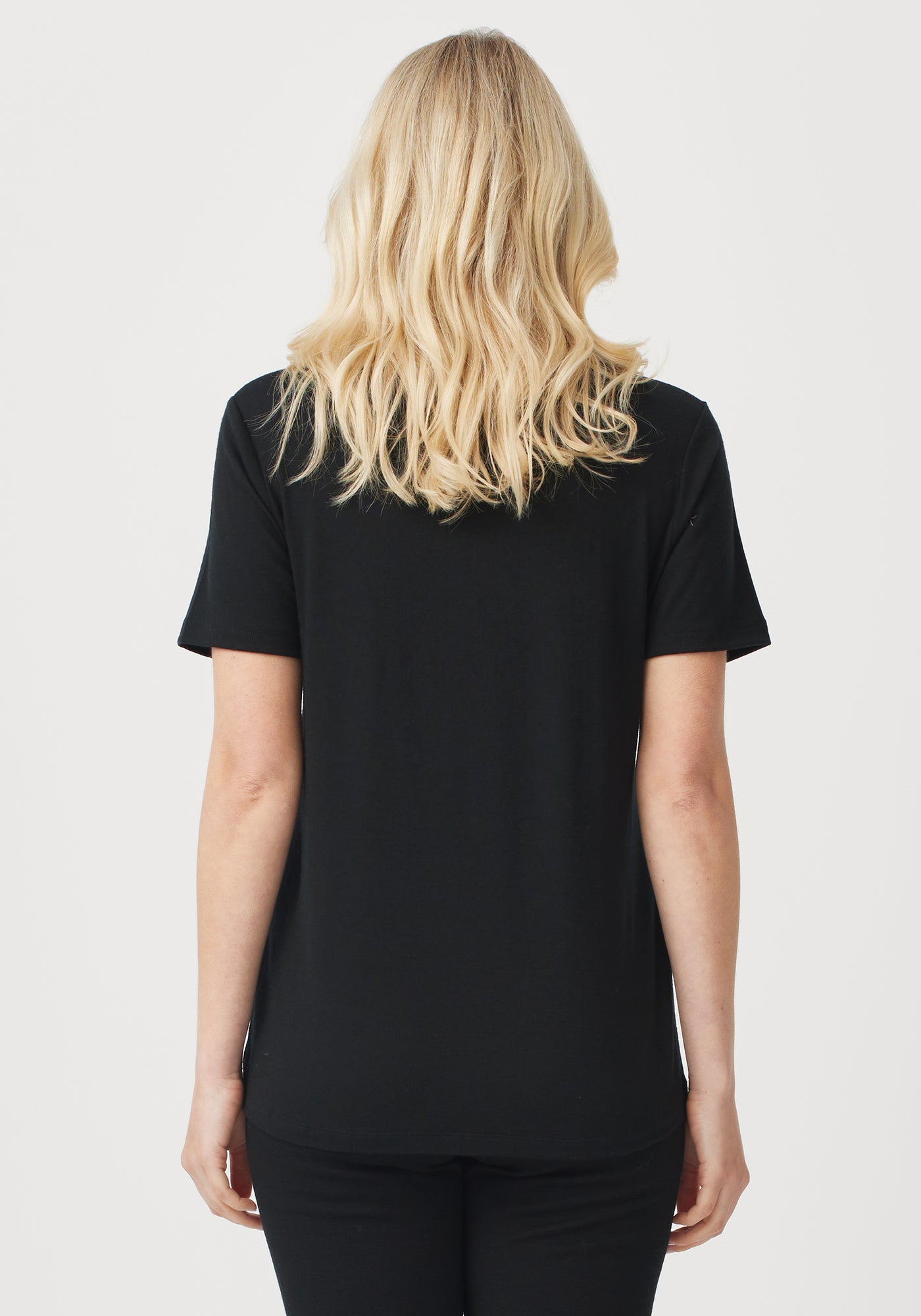 ONC MERINO SHORT SLEEVE TEE BLACK サイズ3 Merino Short Sleeve Tee - Black | 100% ZQRX™ Merino | Made in NZ