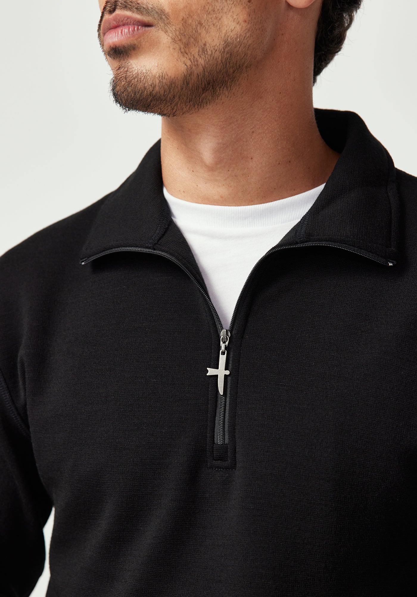 Sport Half Zip - Black – Untouched World