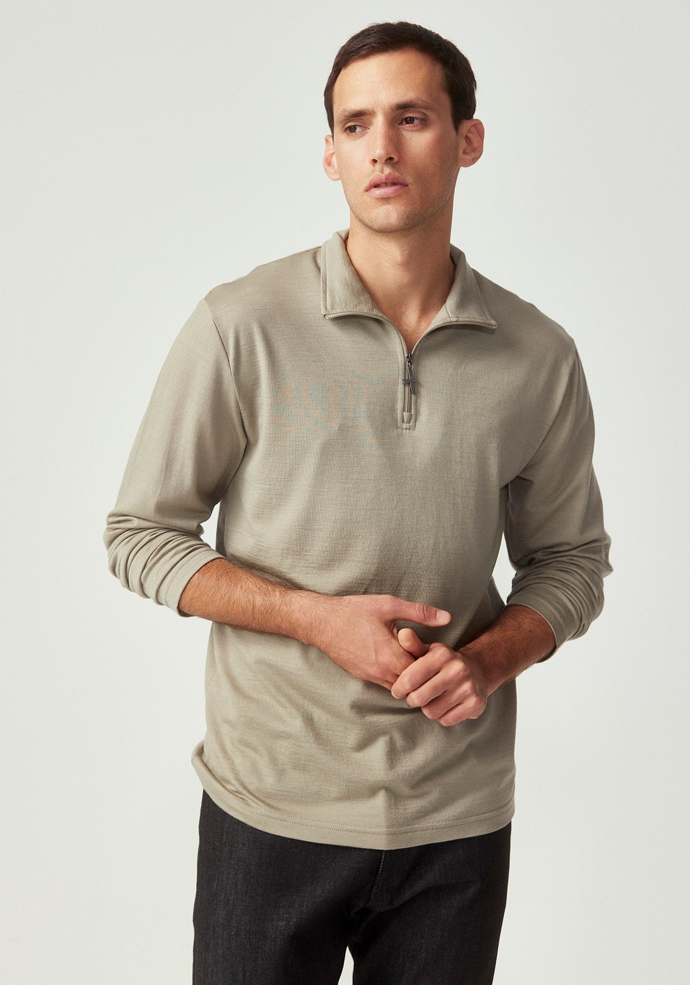 Pua Zip Shirt – Matcha | 100% ZQRX™ Merino Zip Neck | Quick Drying Pua Zip Shirt – Matcha | 100% ZQRX™ Merino Zip Neck | Quick Drying