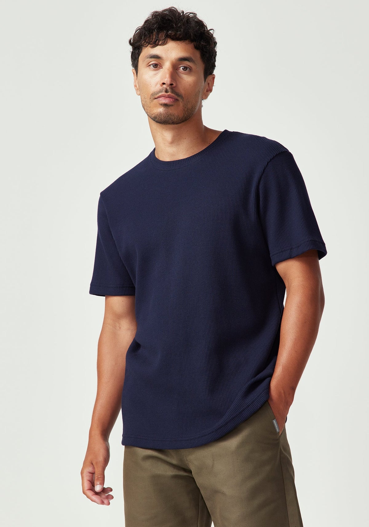 Myron Waffle Tee Dark