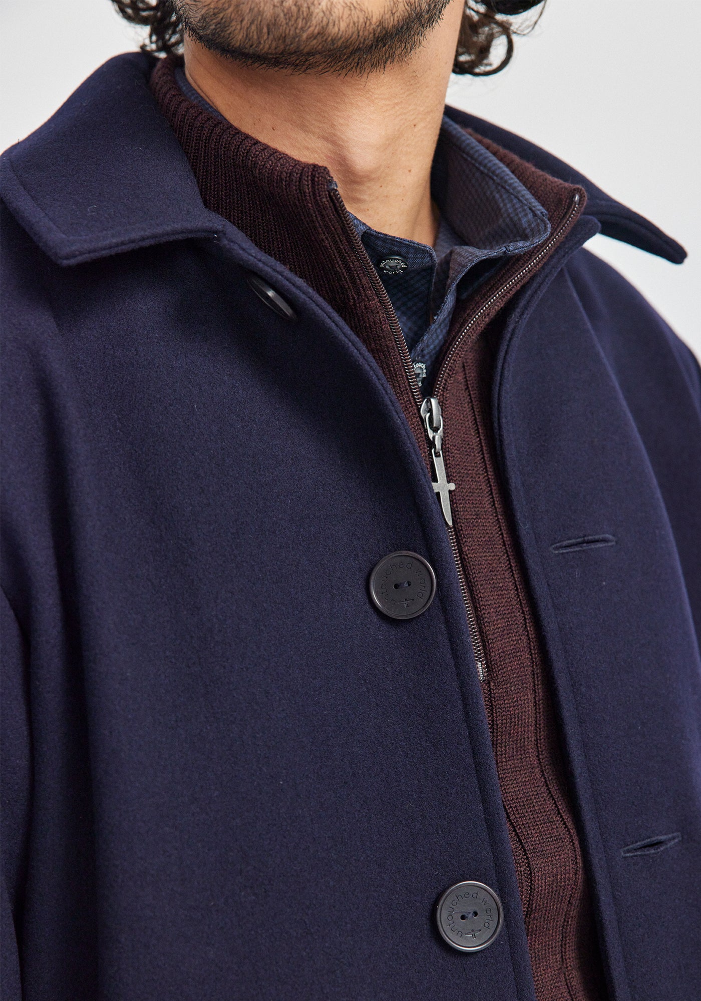 Zayn Coat - Stormy Sky | 100% Wool with Bemberg Lining | Made in