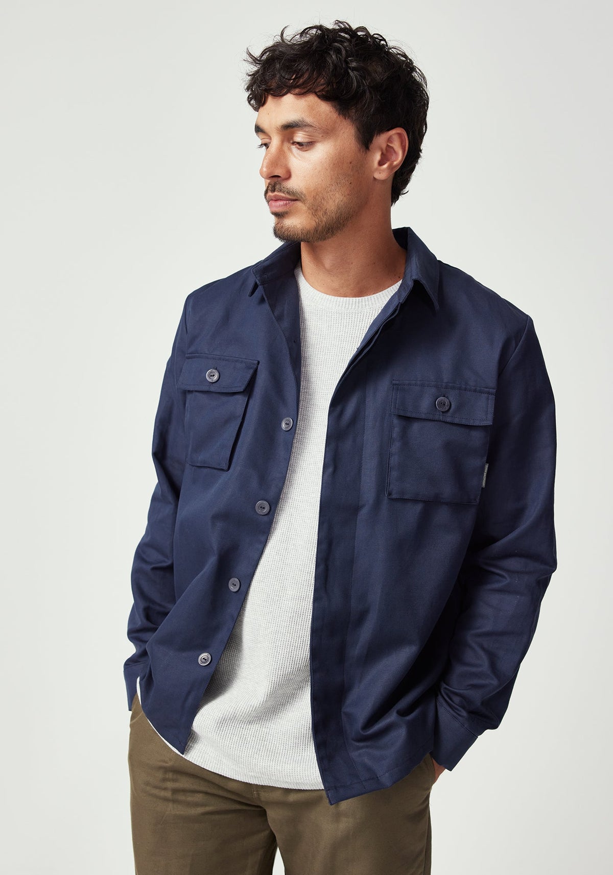 Irving Overshirt Dark Sky