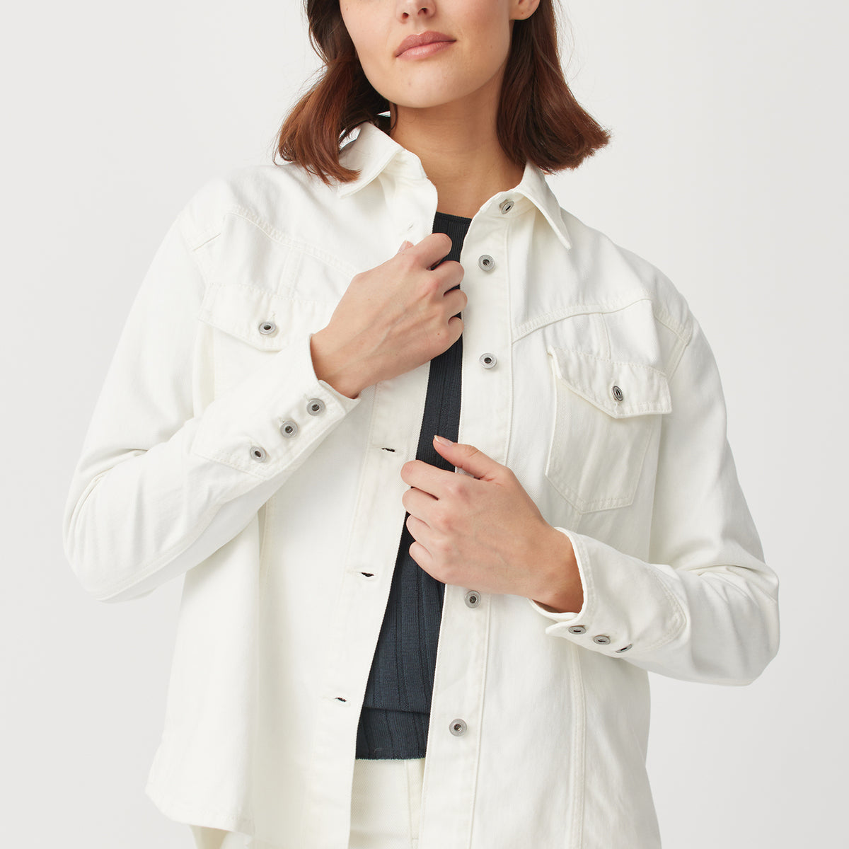 Iris Long Sleeve Shirt - White